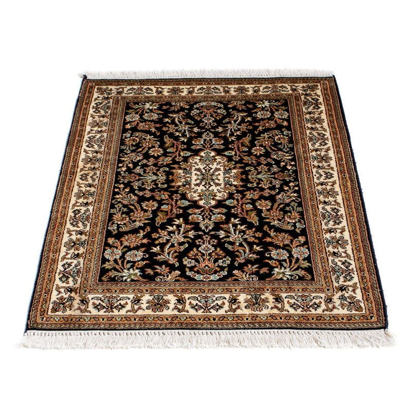 Tapis persan - Classique - 94 x 66 cm - bleu foncé