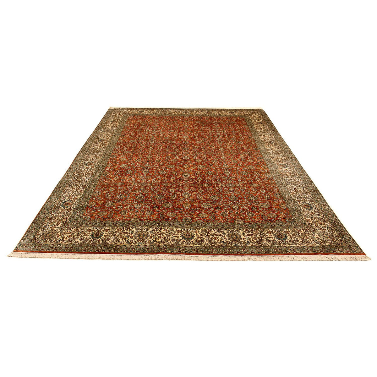 Tapis persan - Classique - 332 x 246 cm - rouille
