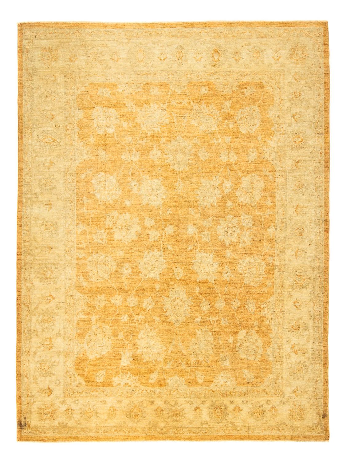 Tapis Ziegler - 251 x 190 cm - jaune moutarde