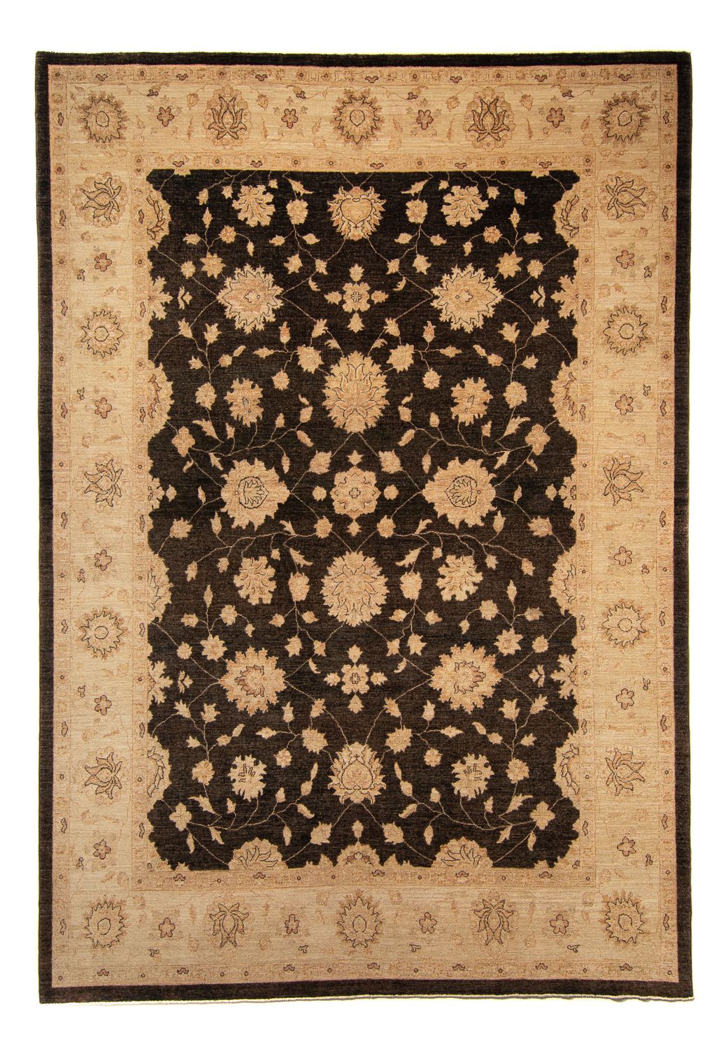 Tapis Ziegler - 349 x 248 cm - bleu foncé