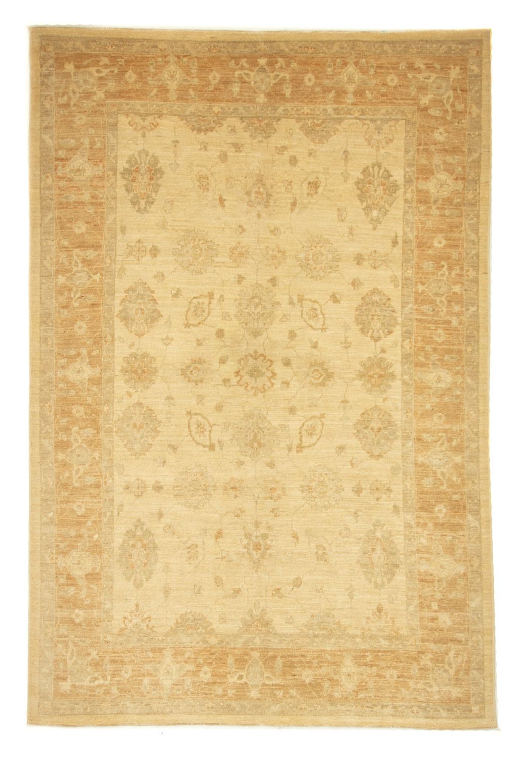 Tapis persan - Tabriz - 246 x 169 cm - beige