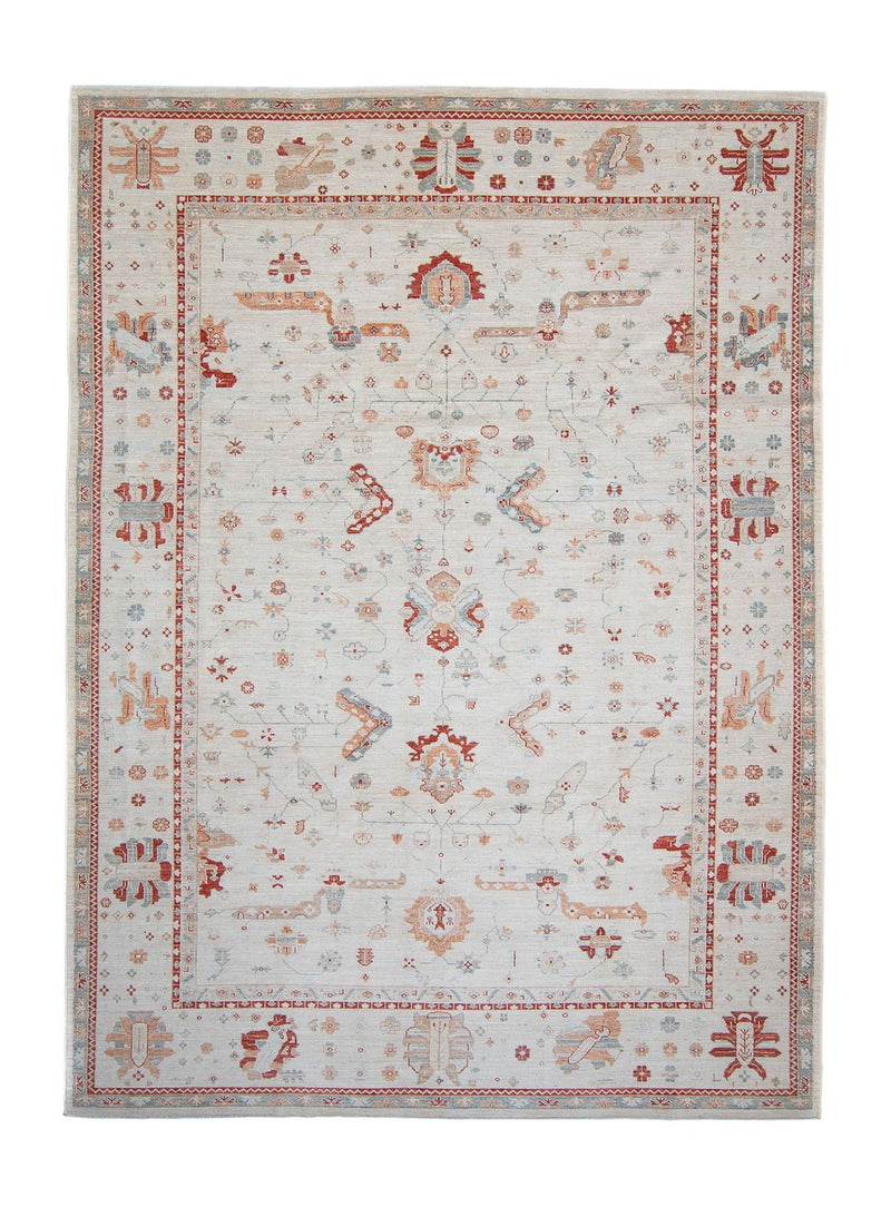 Tapis Ziegler - Usak - 342 x 252 cm - beige