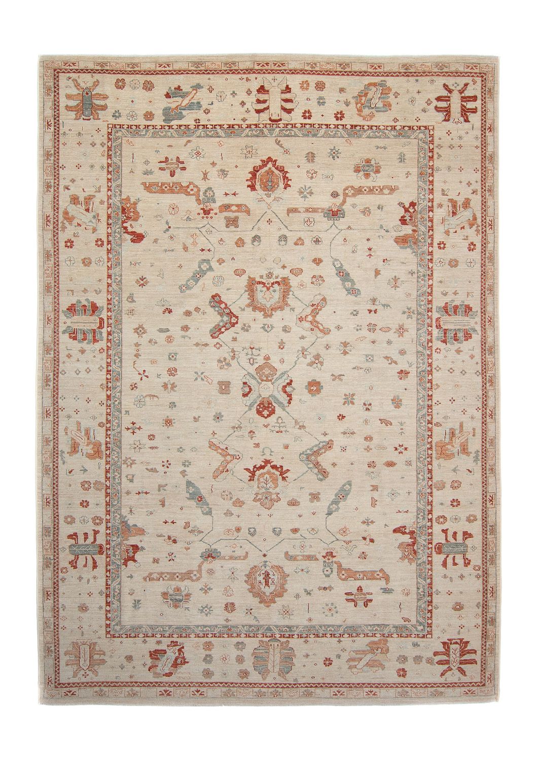 Tapis Ziegler - Usak - 342 x 245 cm - beige