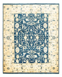 Tapis Ziegler - 227 x 188 cm - bleu foncé