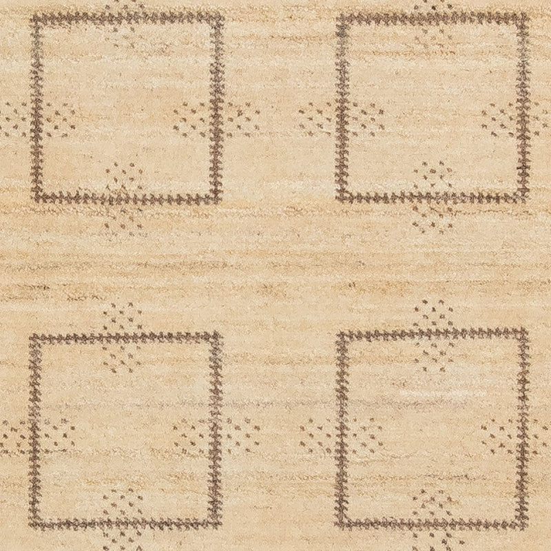 Tapis de couloir Tapis Gabbeh - Loribaft Persan - 345 x 75 cm - beige