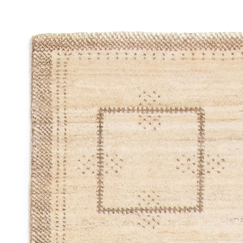 Tapis de couloir Tapis Gabbeh - Loribaft Persan - 345 x 75 cm - beige