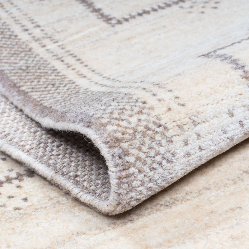 Tapis de couloir Tapis Gabbeh - Loribaft Persan - 345 x 75 cm - beige