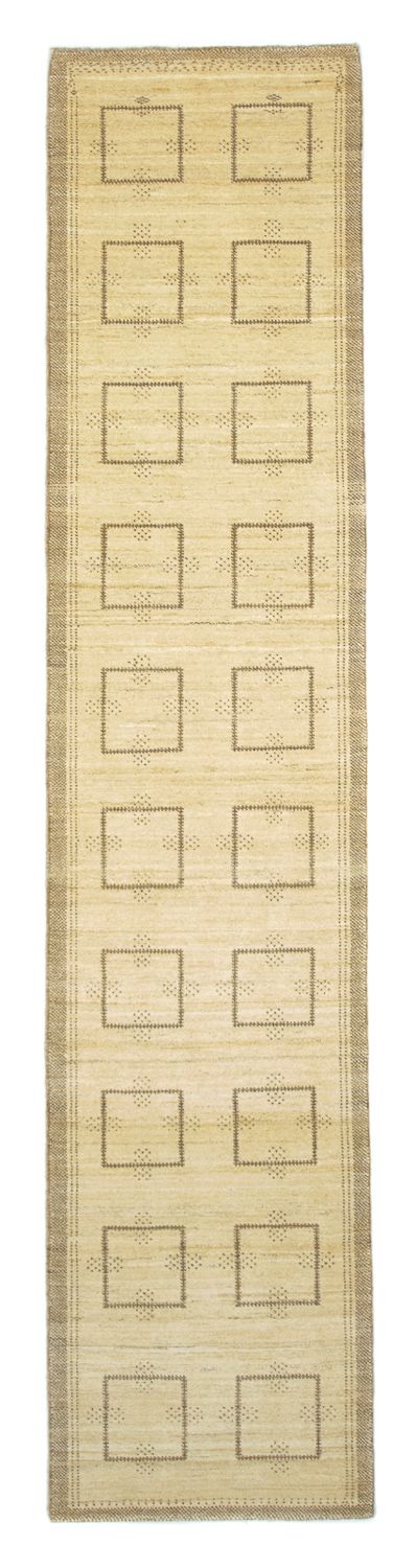 Tapis de couloir Tapis Gabbeh - Persan - 345 x 75 cm - beige