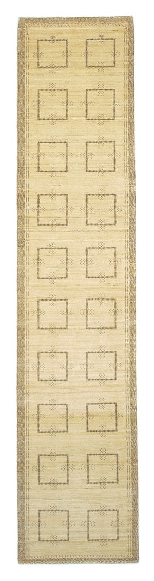 Tapis de couloir Tapis Gabbeh - Persan - 345 x 75 cm - beige