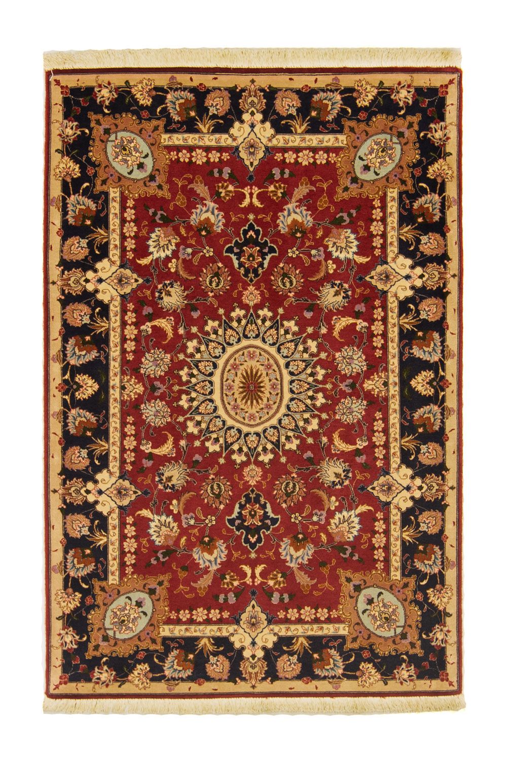 Tapis persan - Tabriz - Royal - 207 x 148 cm - rouge