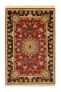 Tapis persan - Tabriz - Royal - 207 x 148 cm - rouge