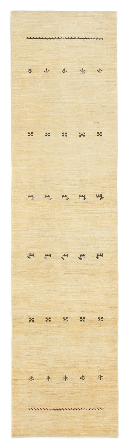 Tapis de couloir Tapis Gabbeh - Persan - 334 x 83 cm - beige