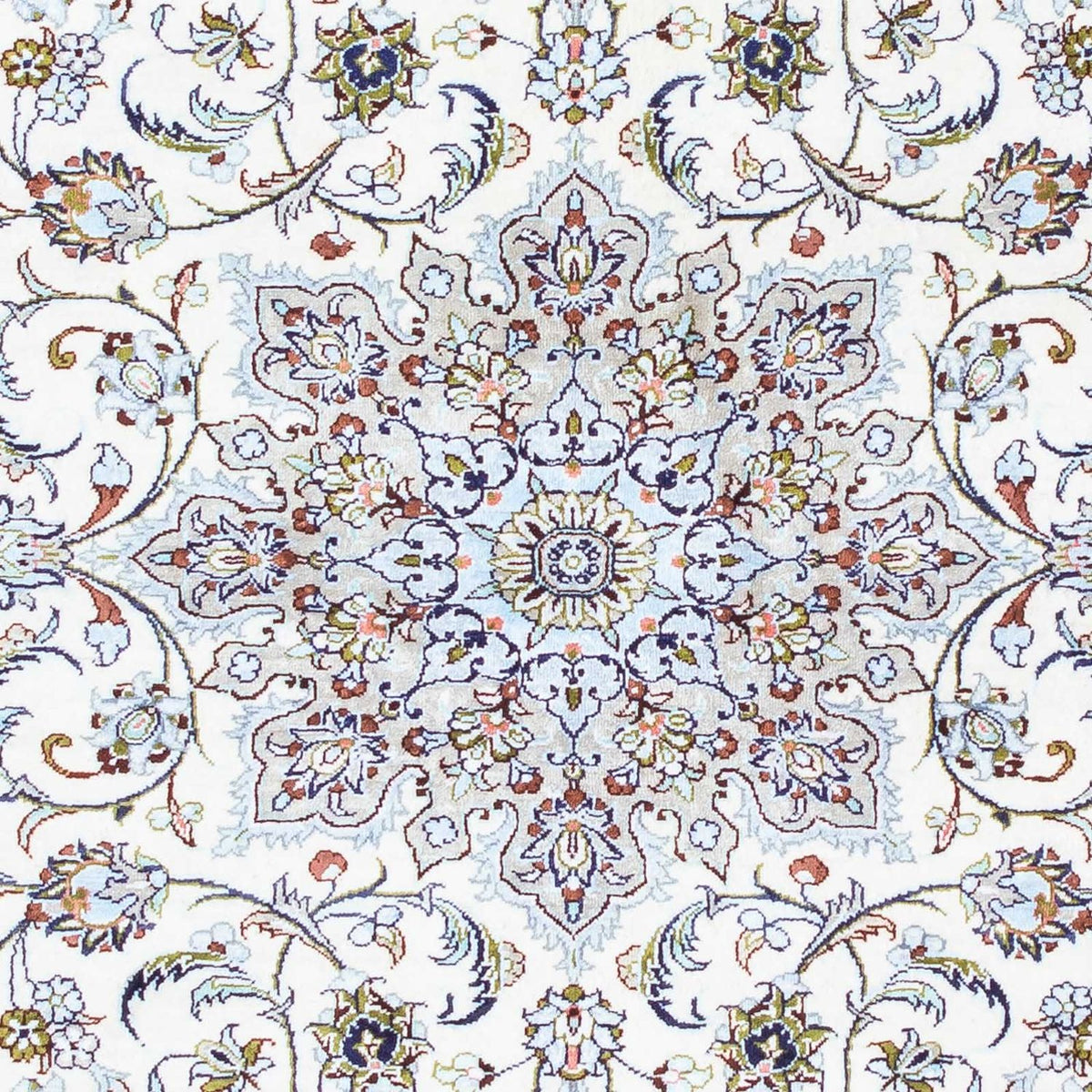 Tapis persan - Ghom - 121 x 80 cm - beige