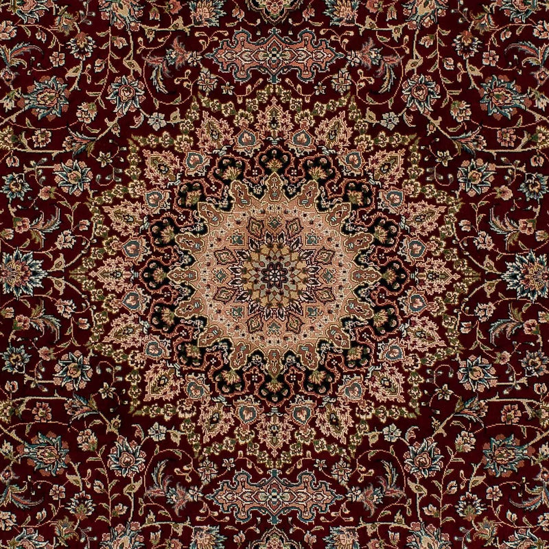 Tapis en soie - Soie chinoise - 183 x 122 cm - rouge foncé