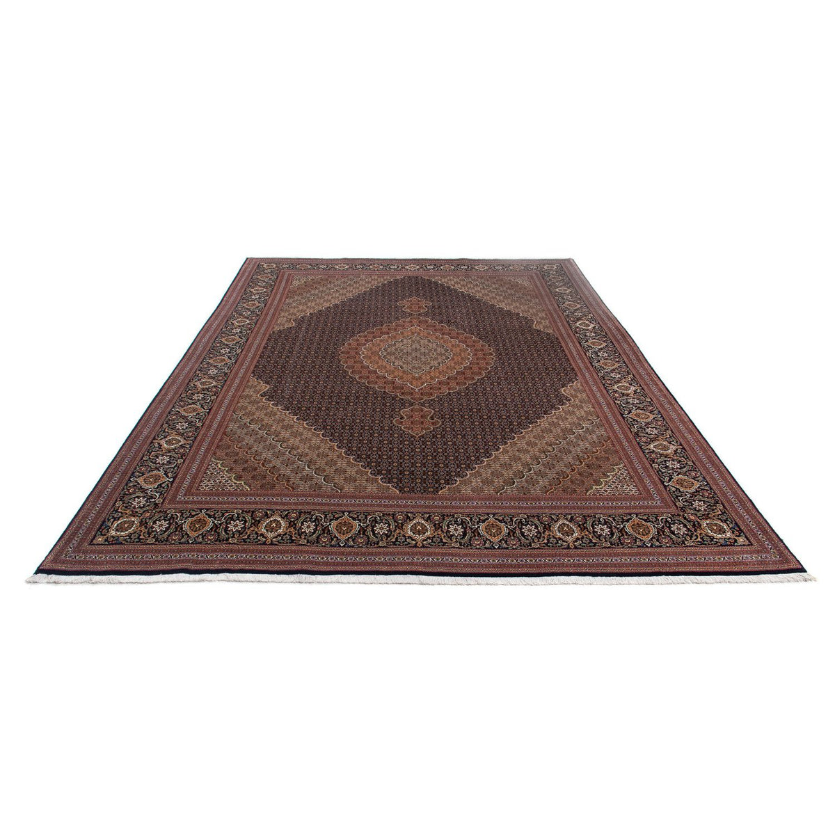 Tapis persan - Tabriz - 359 x 252 cm - marron
