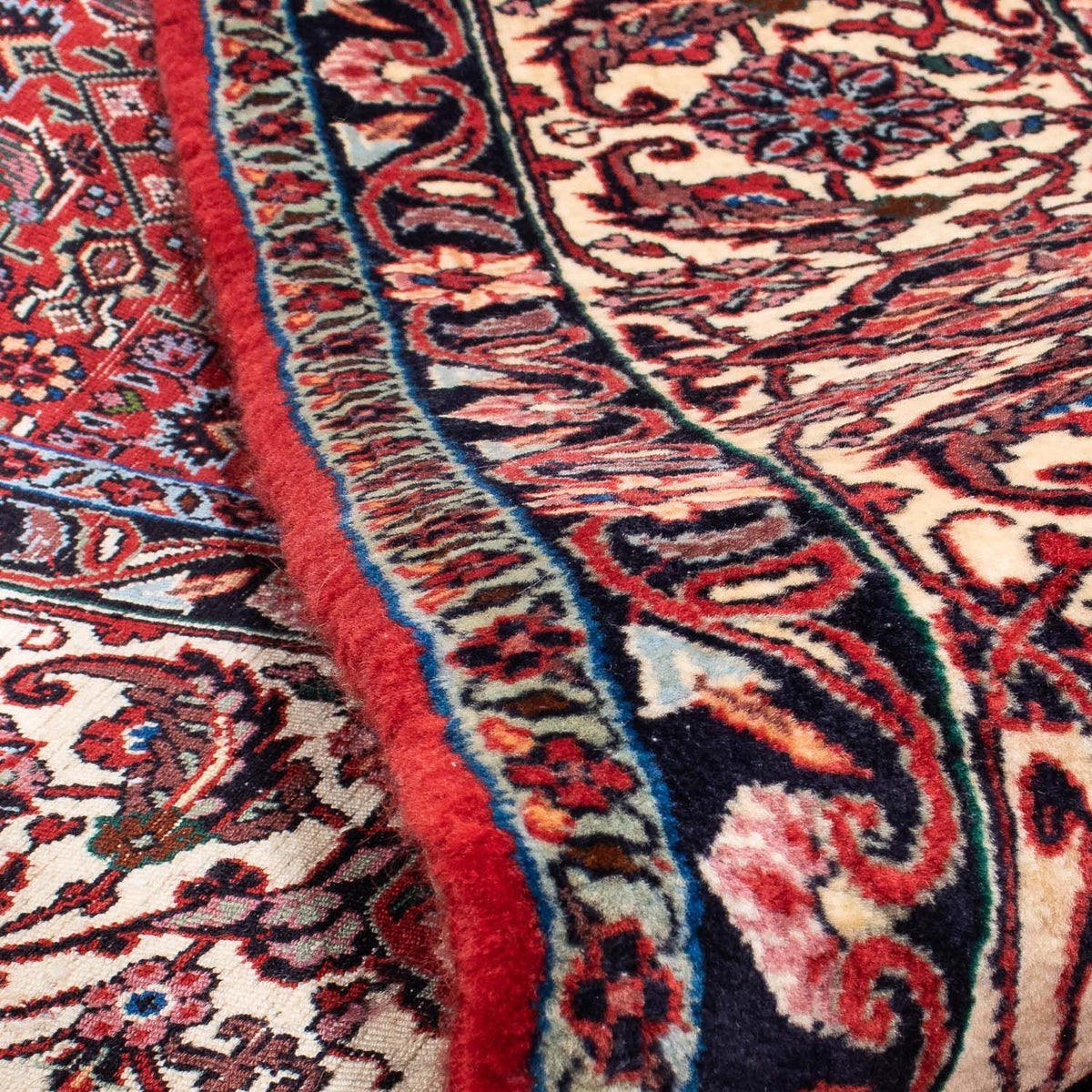 Tapis persan - Bidjar - 297 x 247 cm - rouge