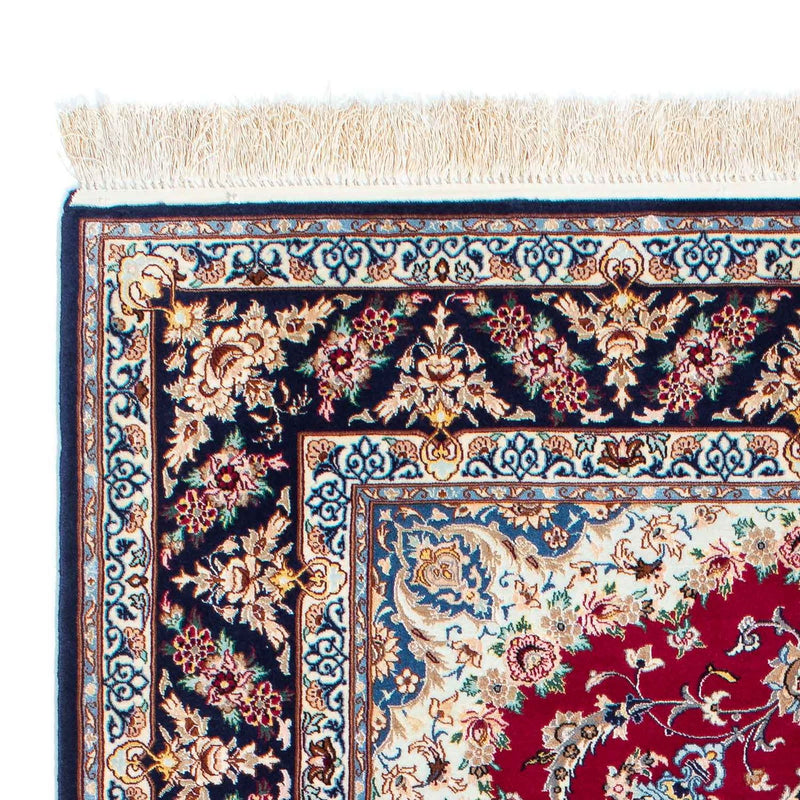 Tapis persan - Isfahan - Premium - 194 x 131 cm - rouge foncé