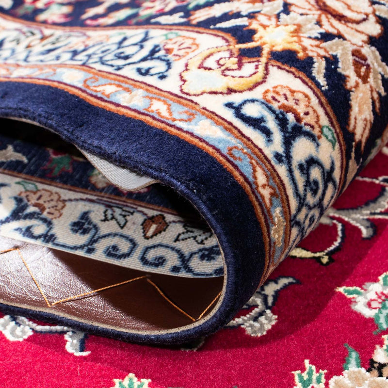 Tapis persan - Isfahan - Premium - 194 x 131 cm - rouge foncé