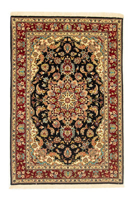 Tapis persan - Ghom - 157 x 105 cm - noir