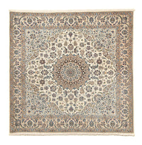 Tapis persan - Nain - Royal carré  - 202 x 201 cm - beige