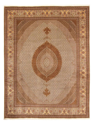 Tapis persan - Tabriz - 392 x 302 cm - marron clair