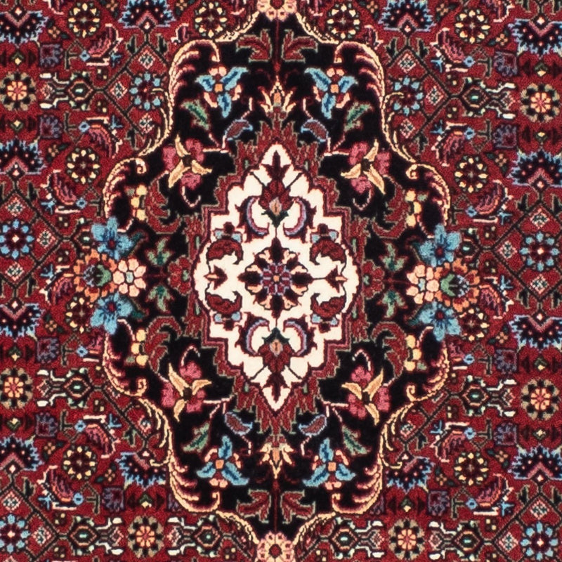 Tapis de couloir Tapis persan - Bidjar - 205 x 74 cm - rouge foncé
