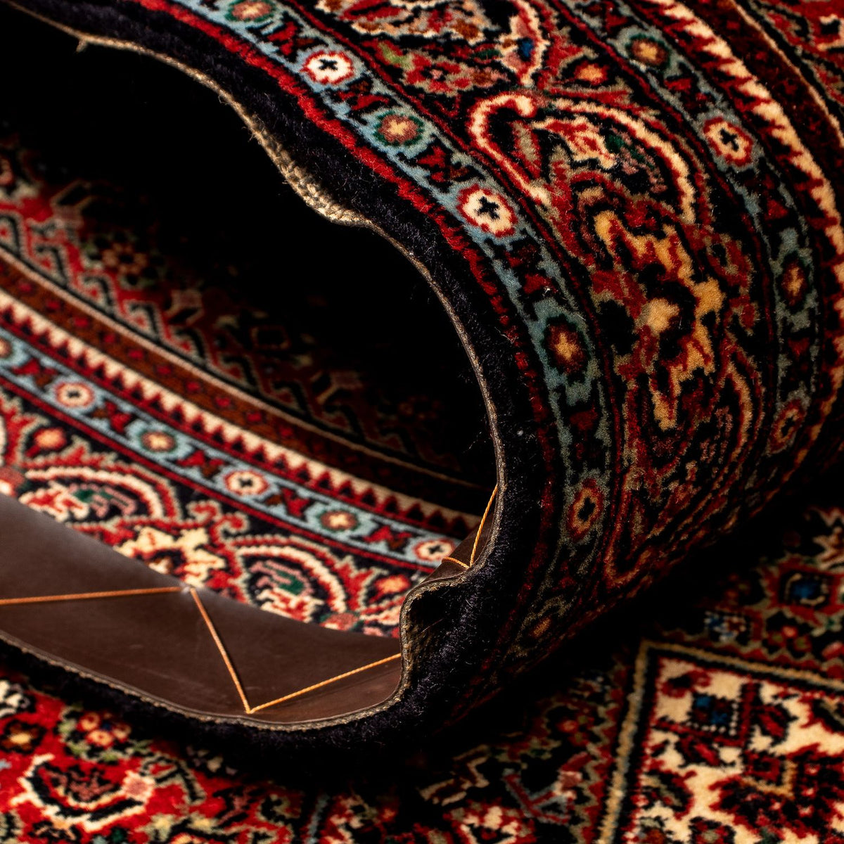 Tapis de couloir Tapis persan - Bidjar - 250 x 73 cm - multicolore