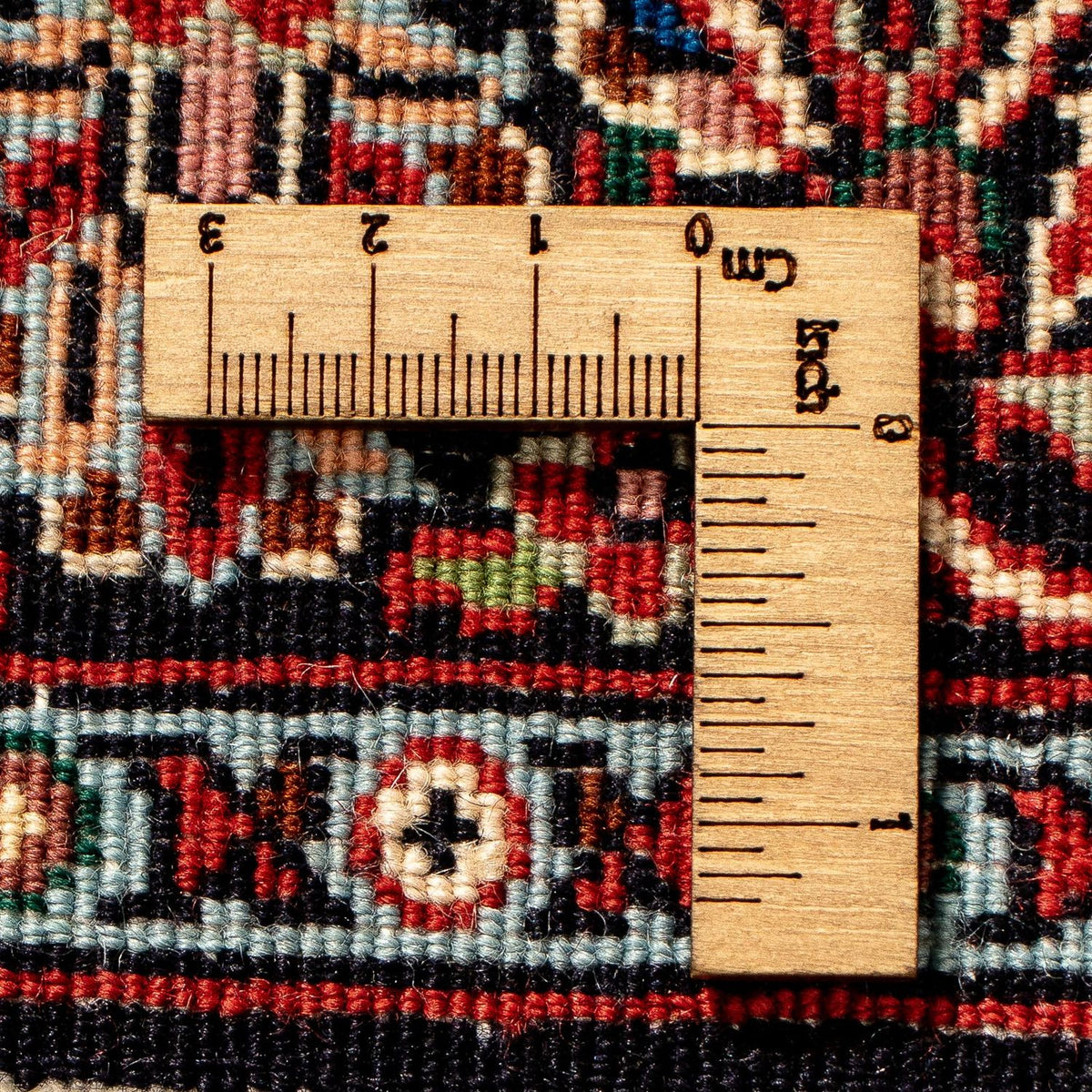 Tapis de couloir Tapis persan - Bidjar - 250 x 73 cm - multicolore