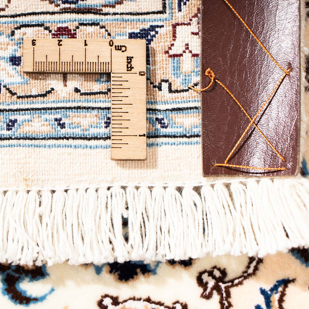 Tapis persan - Nain - Premium - 209 x 130 cm - beige