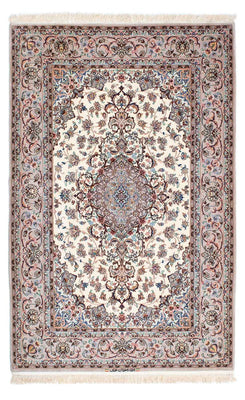 Tapis persan - Isfahan - Premium - 201 x 130 cm - beige
