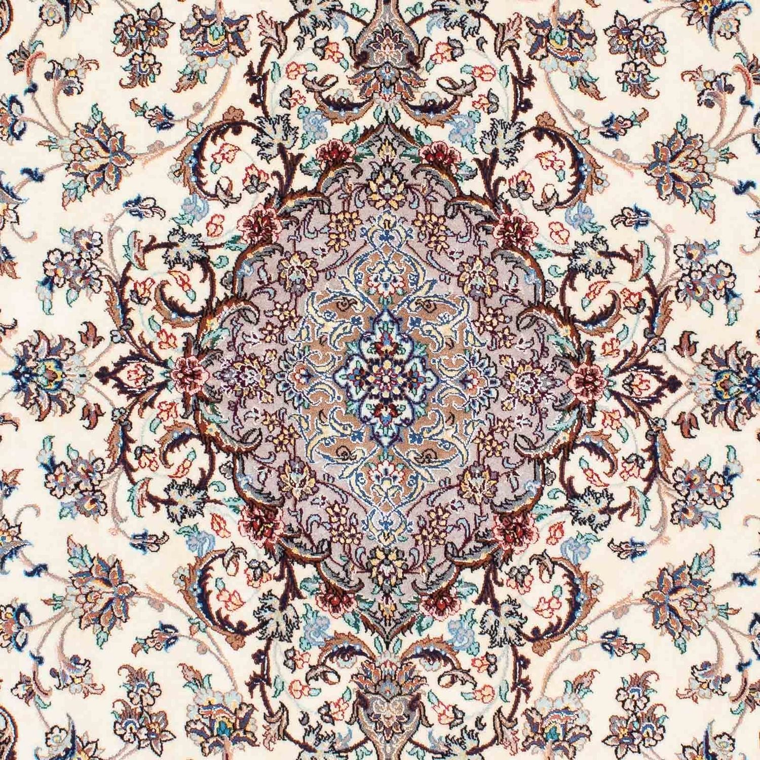 Tapis persan - Isfahan - Premium - 201 x 130 cm - beige