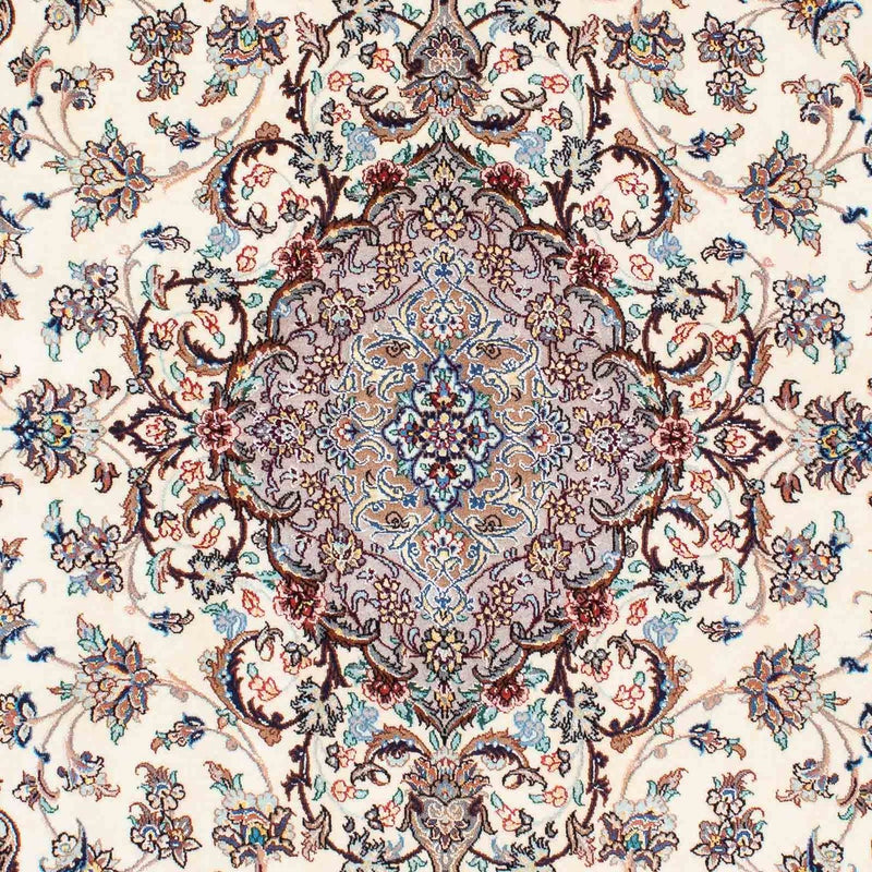 Tapis persan - Isfahan - Premium - 201 x 130 cm - beige
