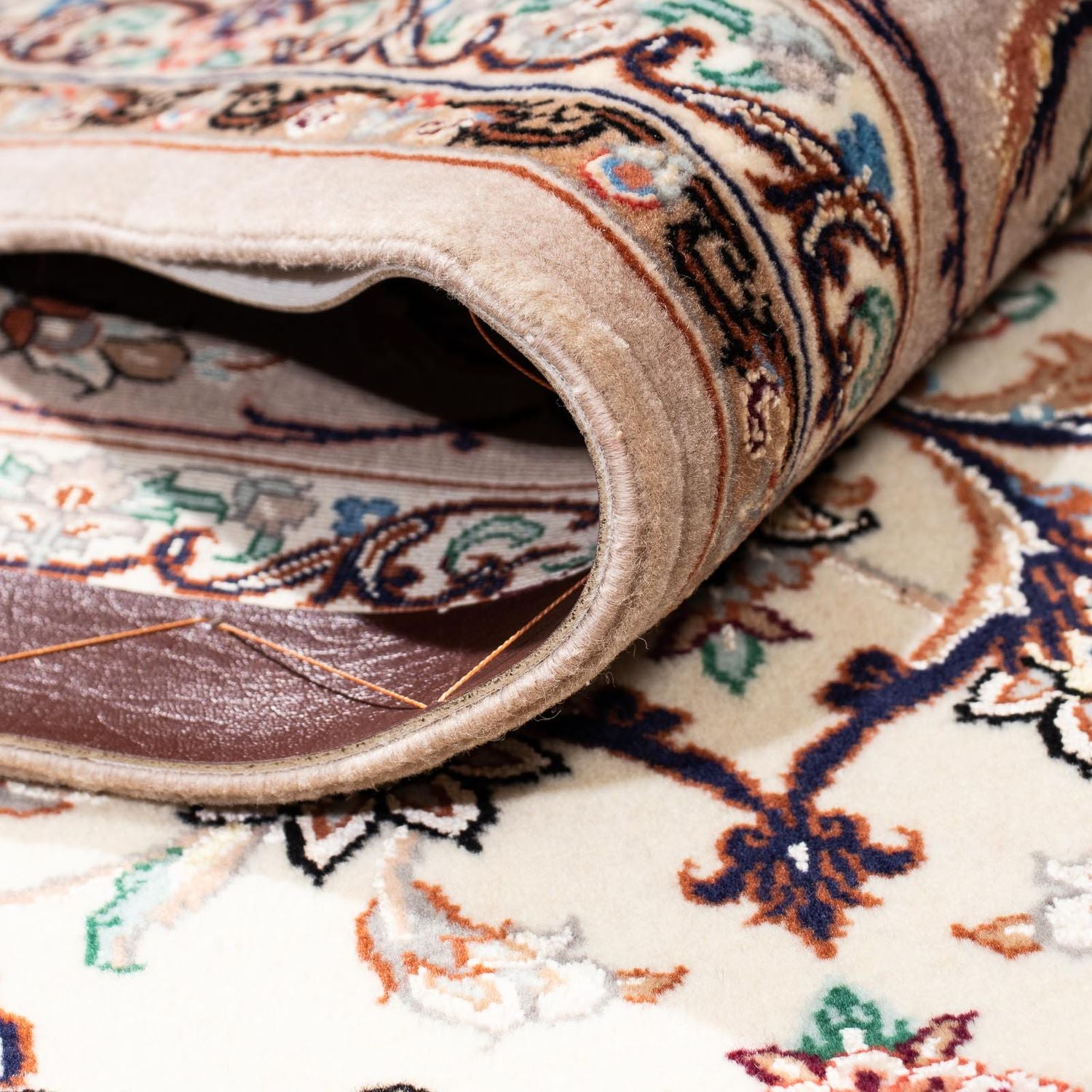 Tapis persan - Isfahan - Premium - 201 x 130 cm - beige