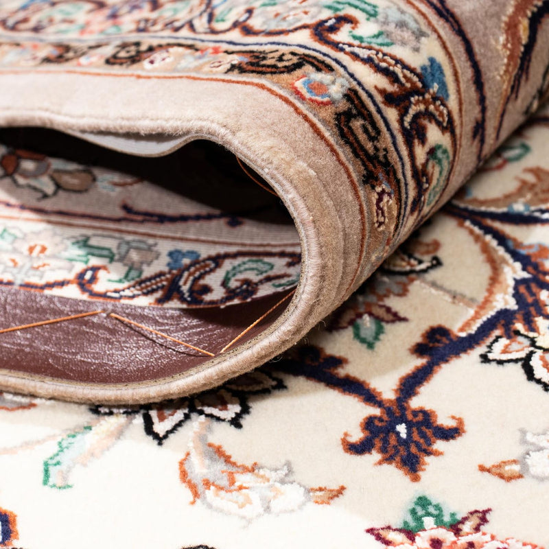 Tapis persan - Isfahan - Premium - 201 x 130 cm - beige