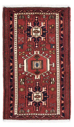 Tapis persan - Nomadic - 103 x 65 cm - marron
