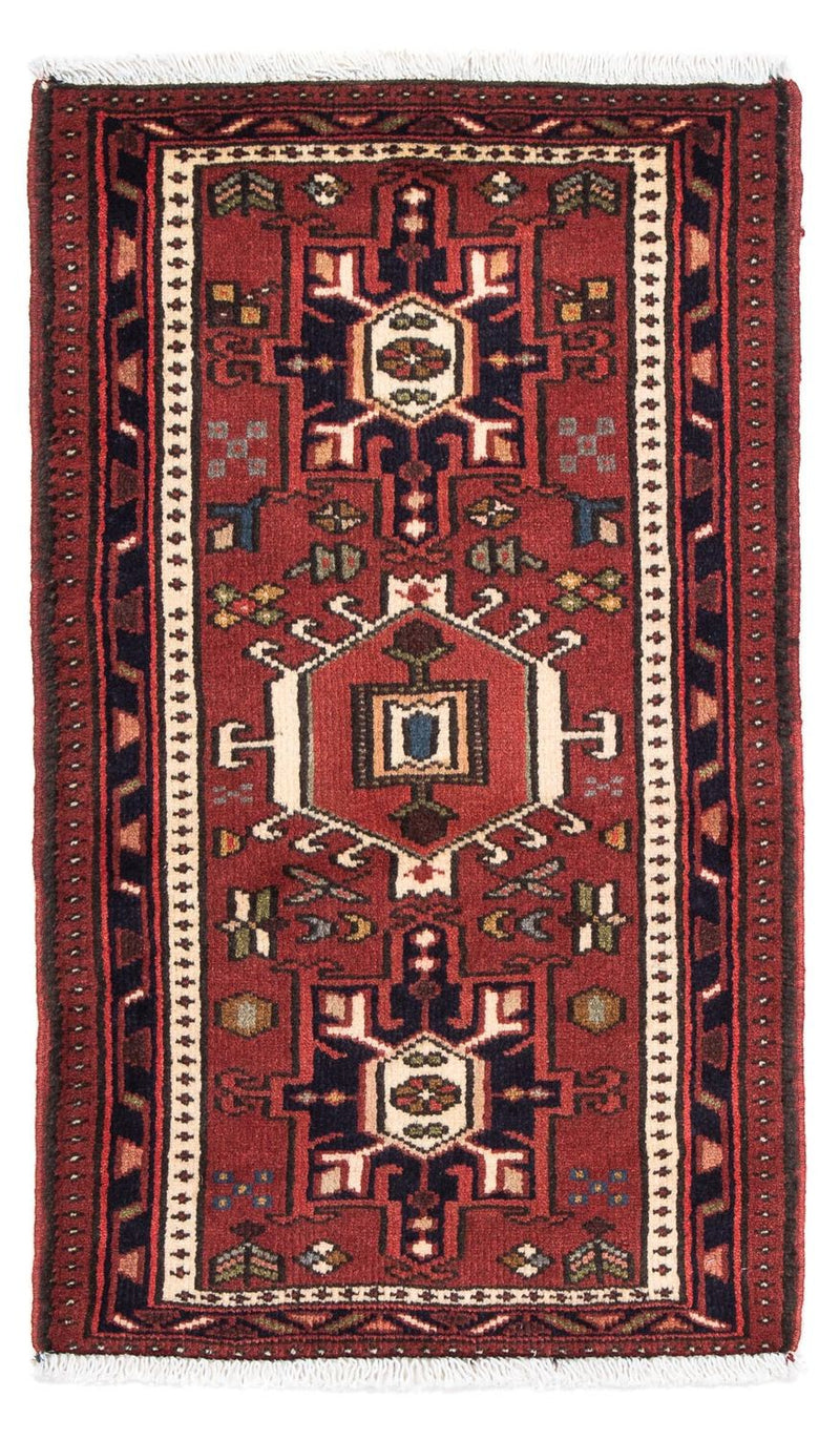 Tapis persan - Nomadic - 103 x 65 cm - marron