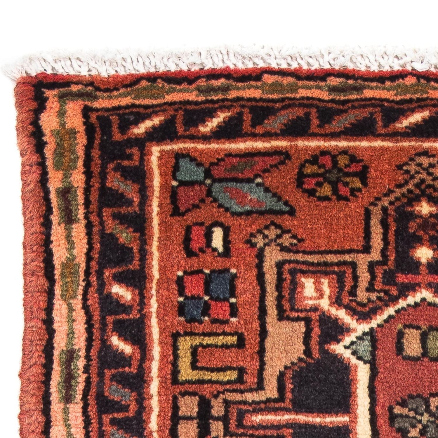 Tapis persan - Nomadic - 108 x 55 cm - marron