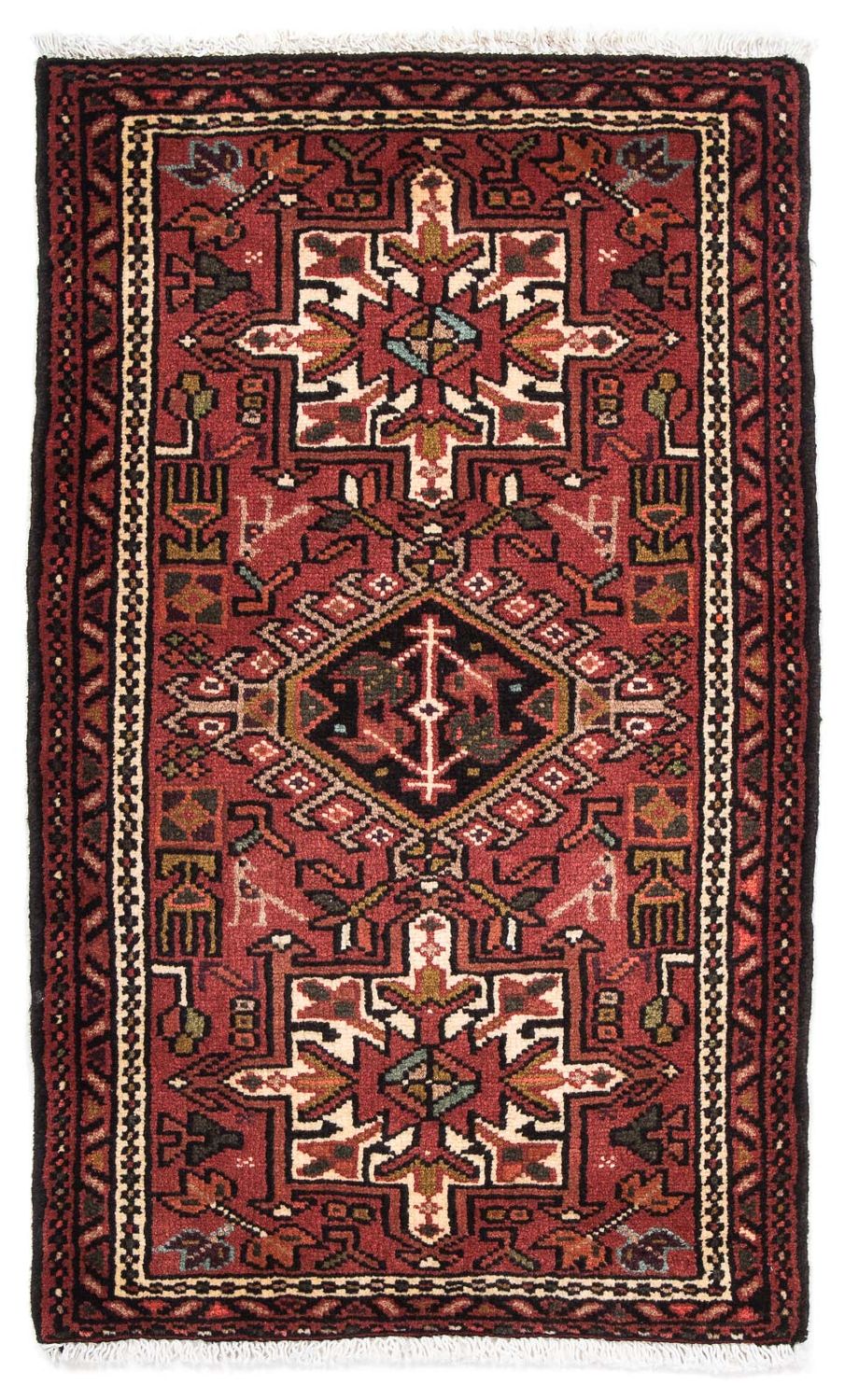 Tapis persan - Nomadic - 110 x 65 cm - marron