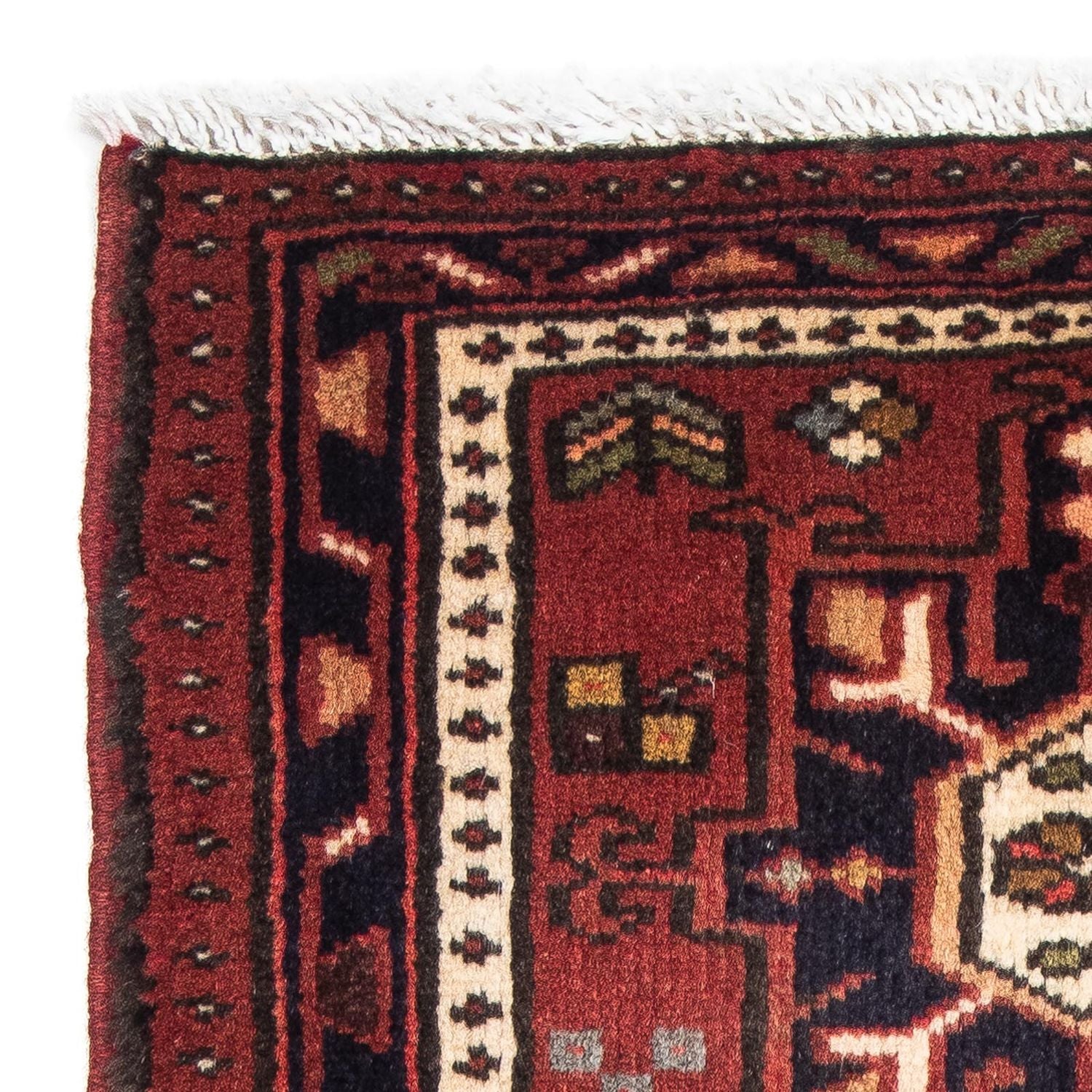Tapis persan - Nomadic - 104 x 60 cm - marron