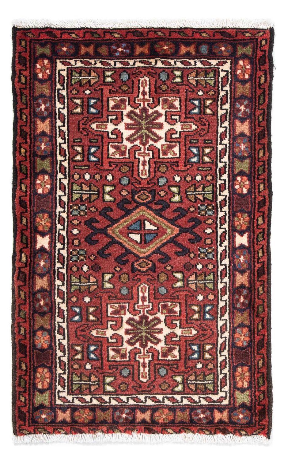 Tapis persan - Nomadic - 105 x 70 cm - marron