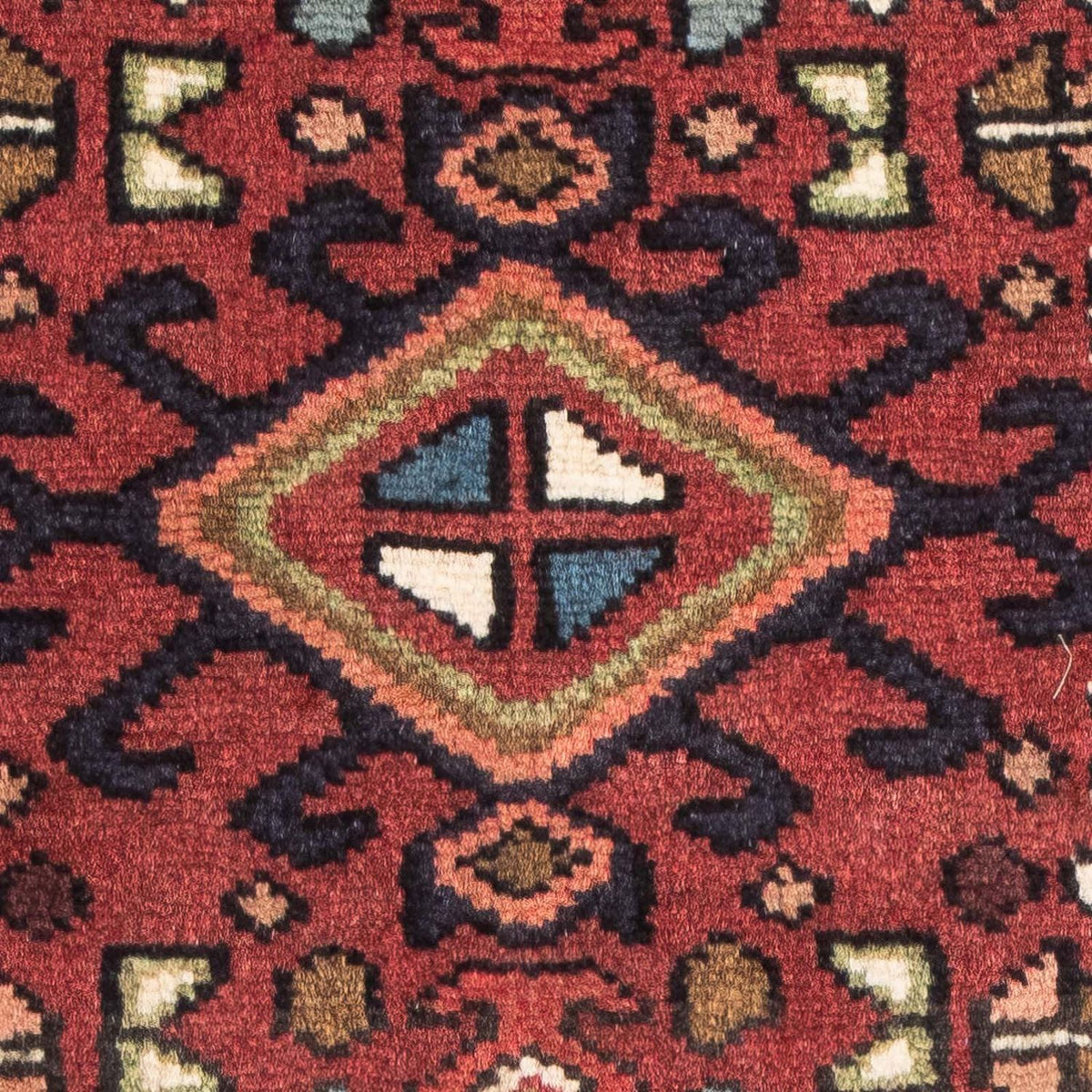 Tapis persan - Nomadic - 105 x 70 cm - marron