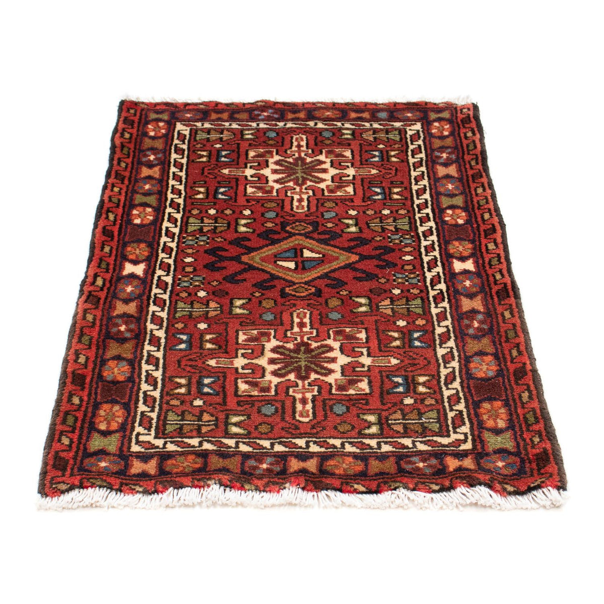 Tapis persan - Nomadic - 105 x 70 cm - marron