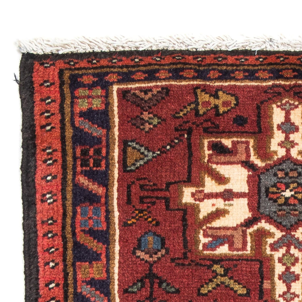 Tapis persan - Nomadic - 96 x 60 cm - marron