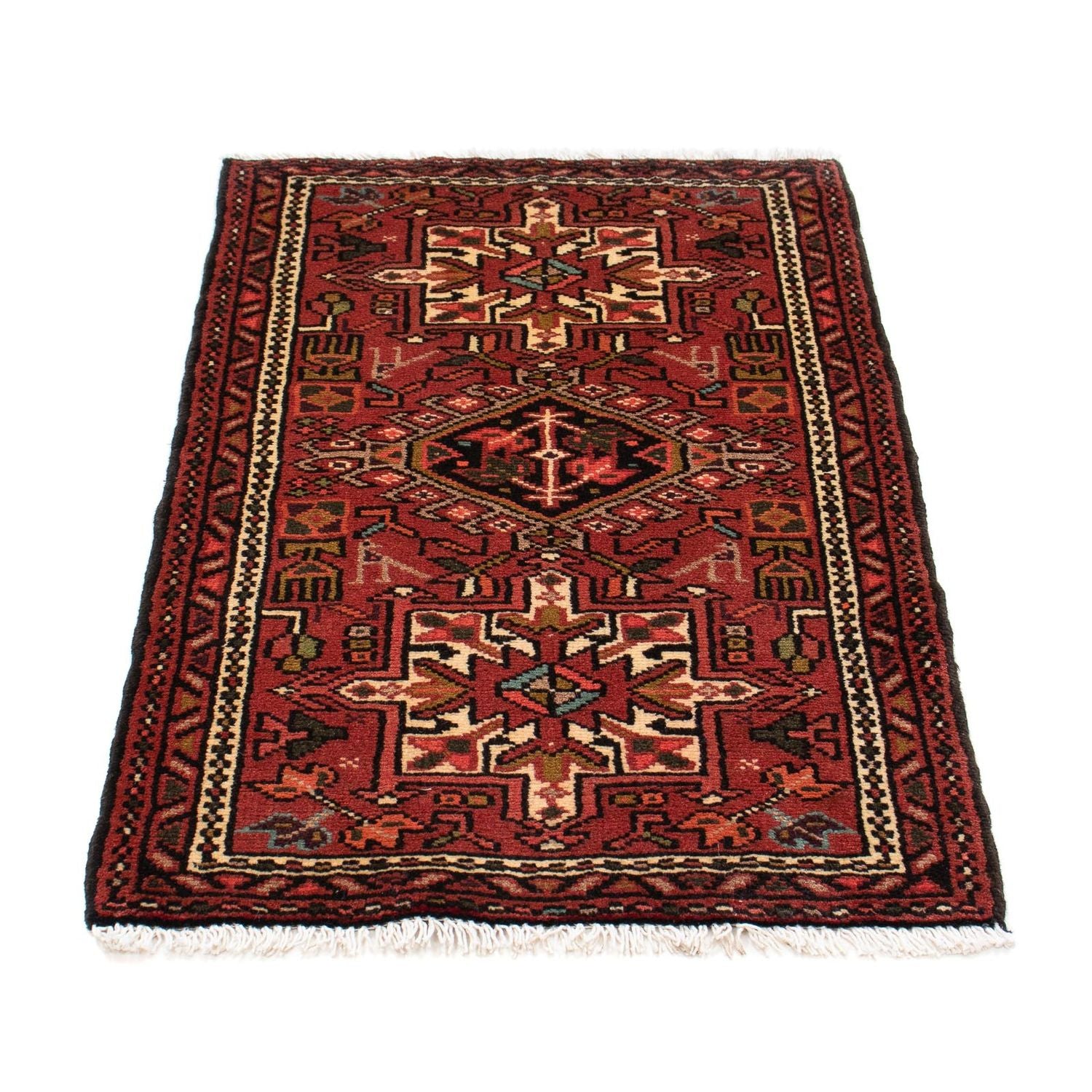 Tapis persan - Nomadic - 110 x 66 cm - marron