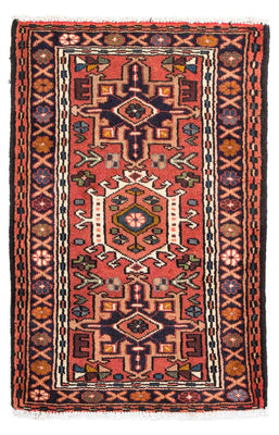 Tapis persan - Nomadic - 100 x 65 cm - rouge clair