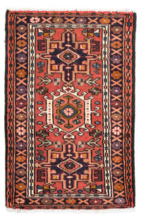 Tapis persan - Nomadic - 100 x 65 cm - rouge clair