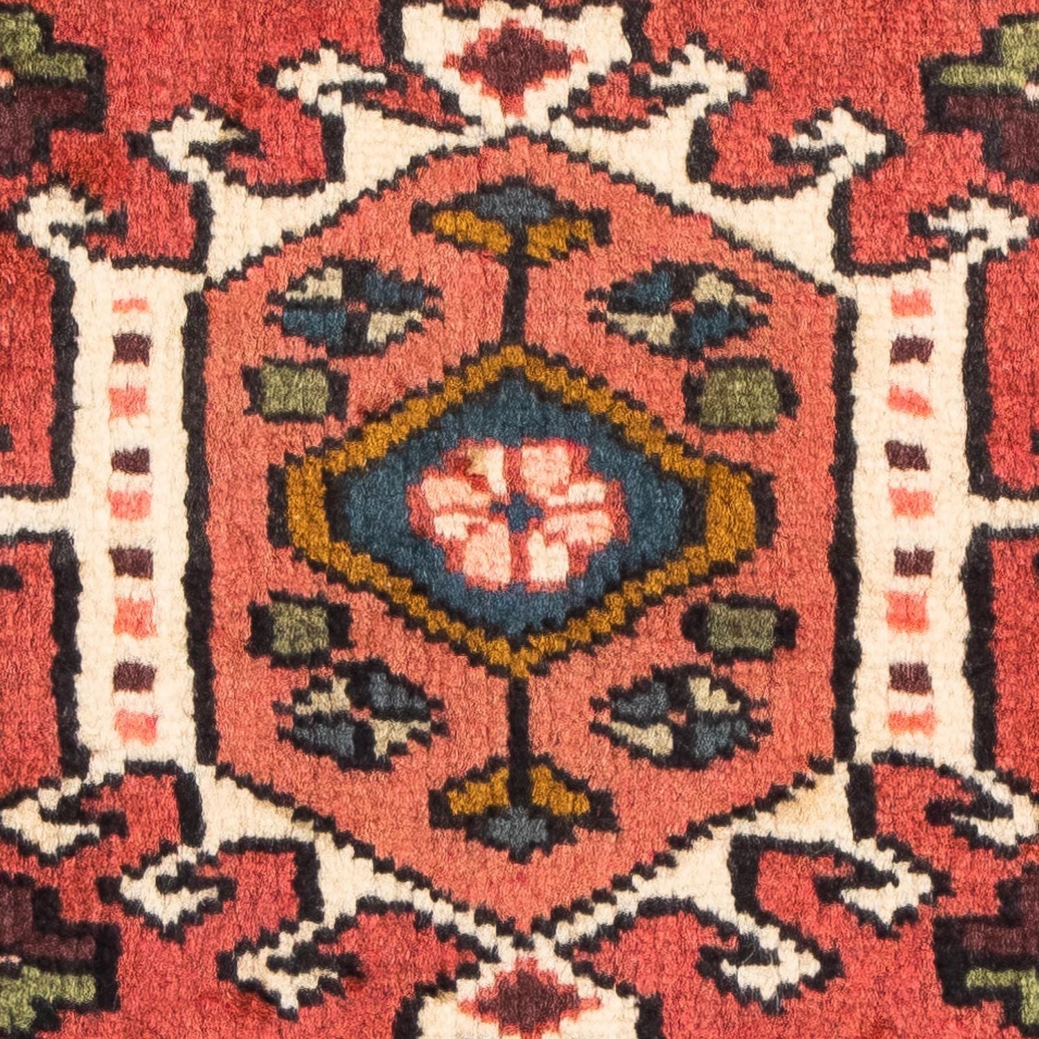 Tapis persan - Nomadic - 100 x 65 cm - rouge clair