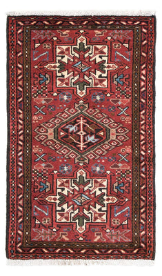 Tapis persan - Nomadic - 106 x 64 cm - rouge foncé