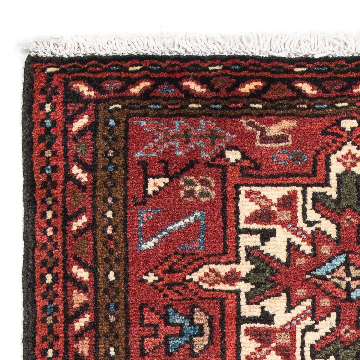 Tapis persan - Nomadic - 106 x 64 cm - rouge foncé