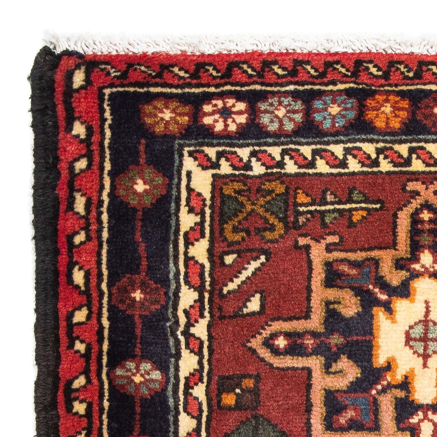Tapis persan - Nomadic - 100 x 72 cm - marron